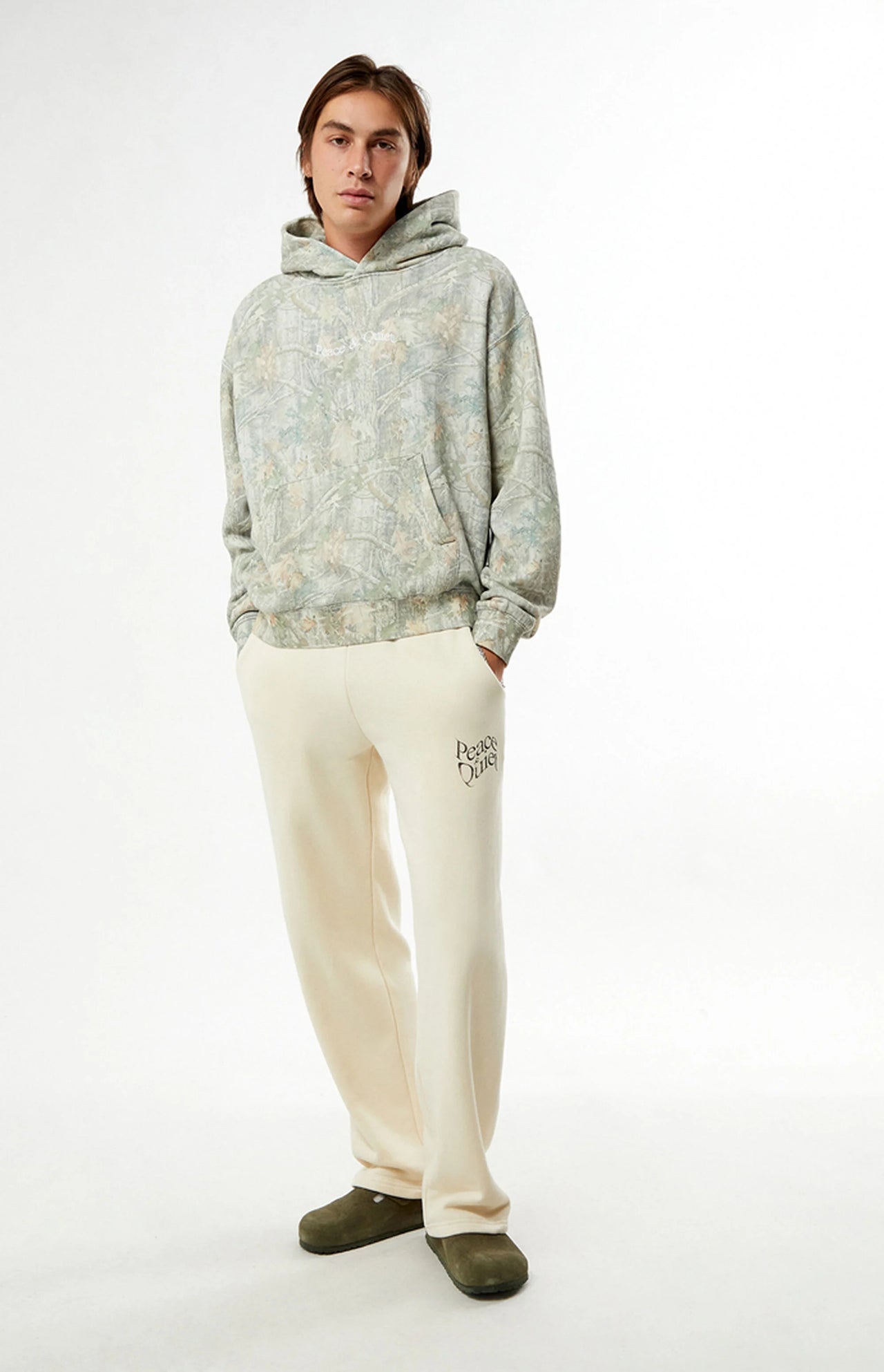MOPQ Museum of Peace & Quiet - Warped Sweatpants (Bone)