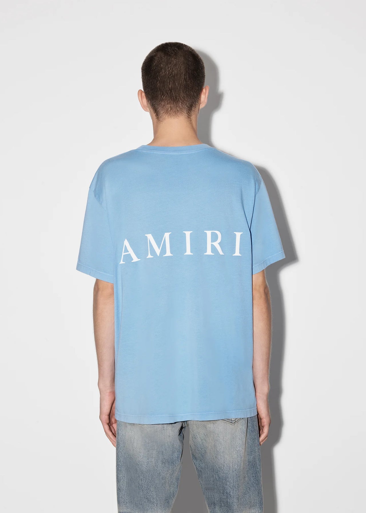 AMIRI M.A. LOGO TEE BLUE