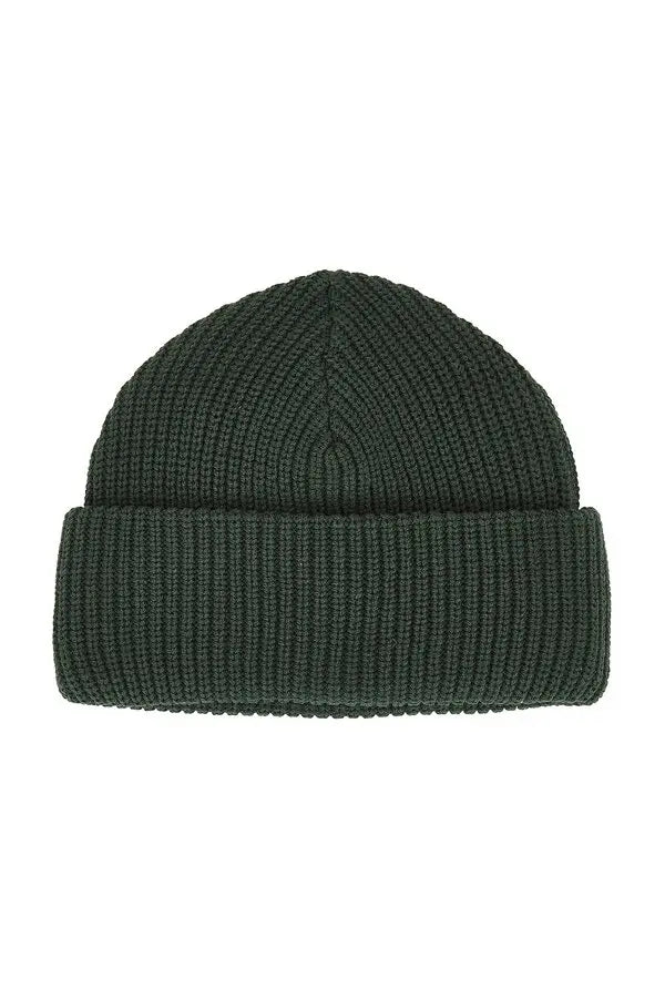 MOPQ Museum of Peace & Quiet - signature rib knit beanie in (FOREST)