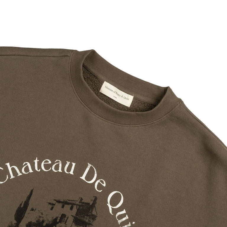 MOPQ Museum of Peace & Quiet - Chateau Crewneck (Coffee)