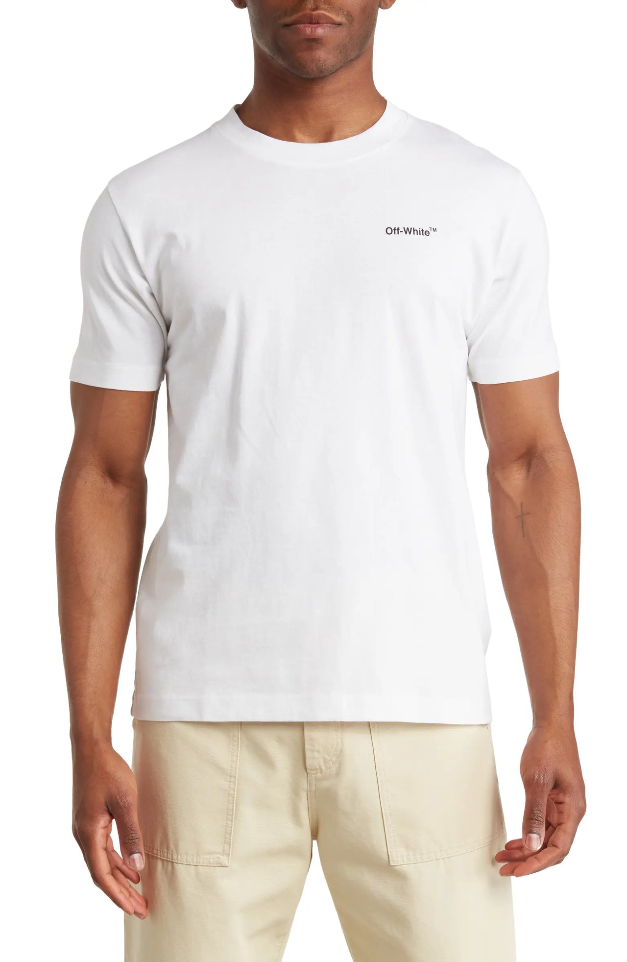 OFF-WHITE Caravag Arrow Slim Short Sleeve T-Shirt