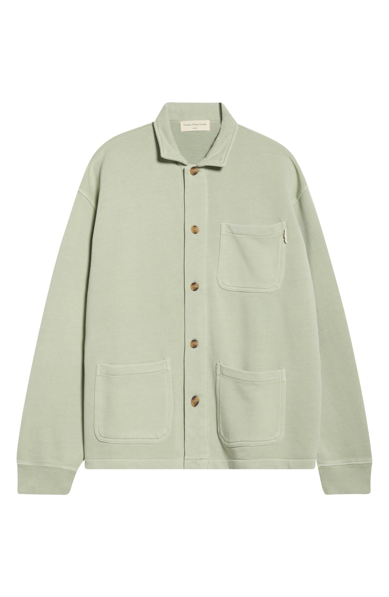 MOPQ Museum of Peace & Quiet -Wordmark Chore Coat (Sage)
