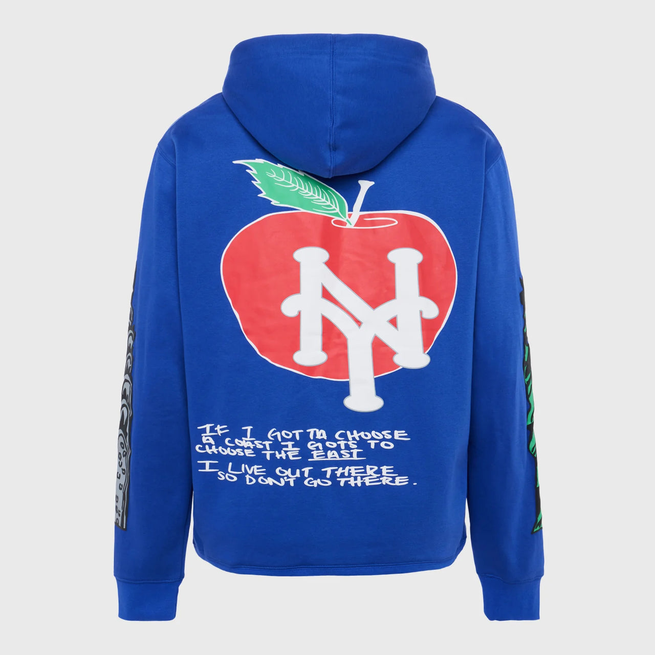 HOMME FEMME CALI TO NYC HOODIE ROYAL BLUE