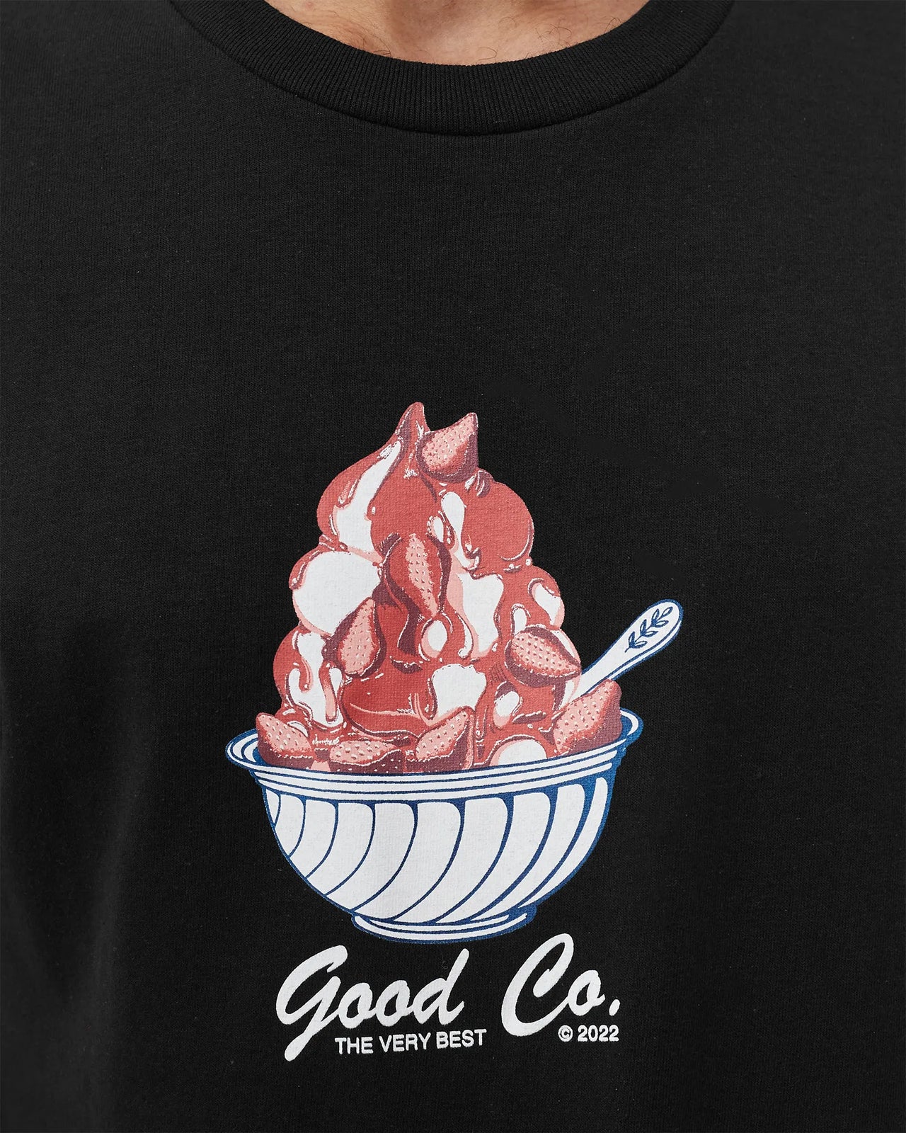 THE GOOD CO TEE BLACK