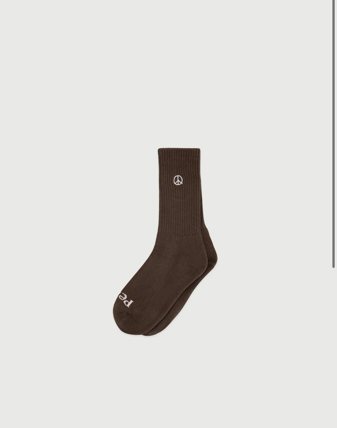 MOPQ Museum of Peace & Quiet Icon Socks Brown