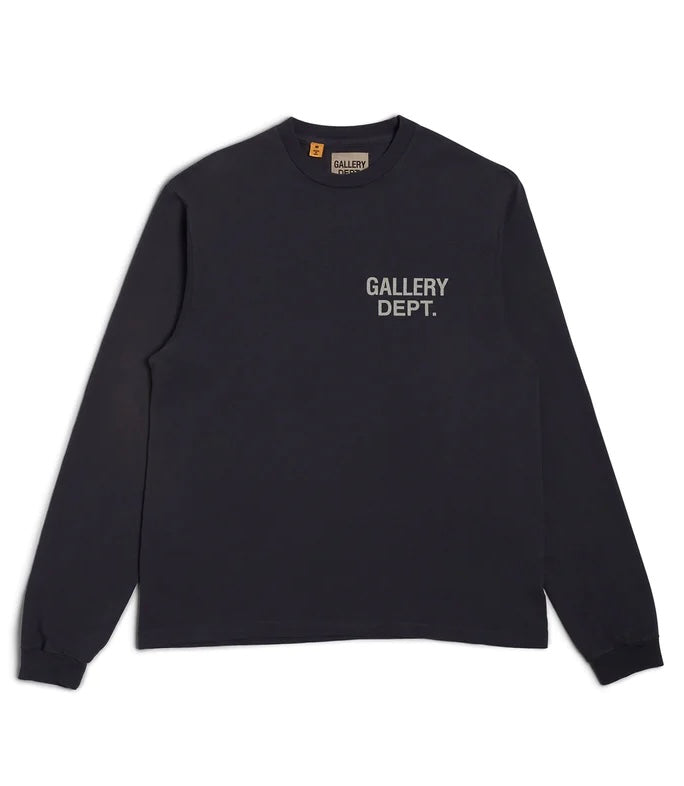 Gallery Dept. Souvenir L/S T-Shirt 'Washed Black'