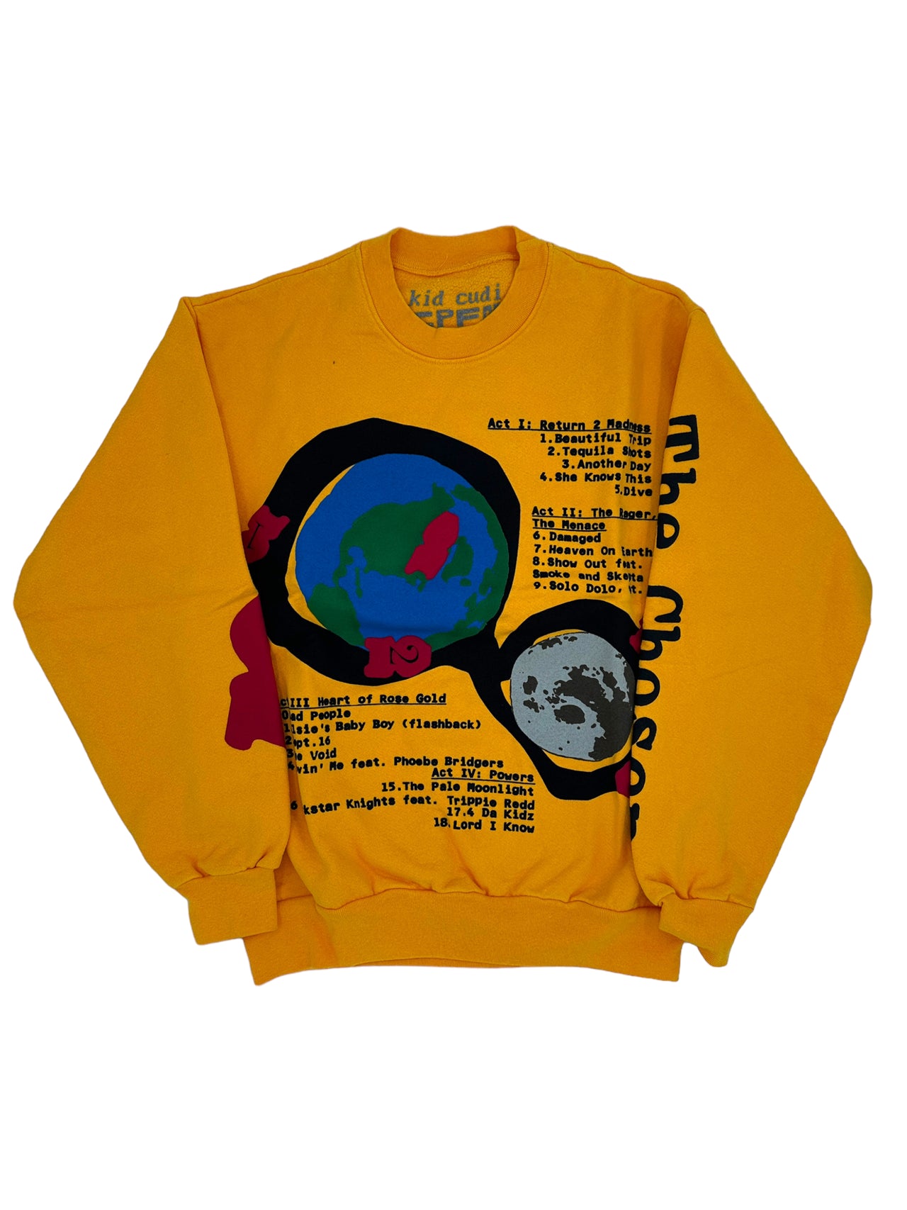 Cactus Plant Flea Market Kid Cudi CPFM For MOTM III Beautiful Trip Crewneck