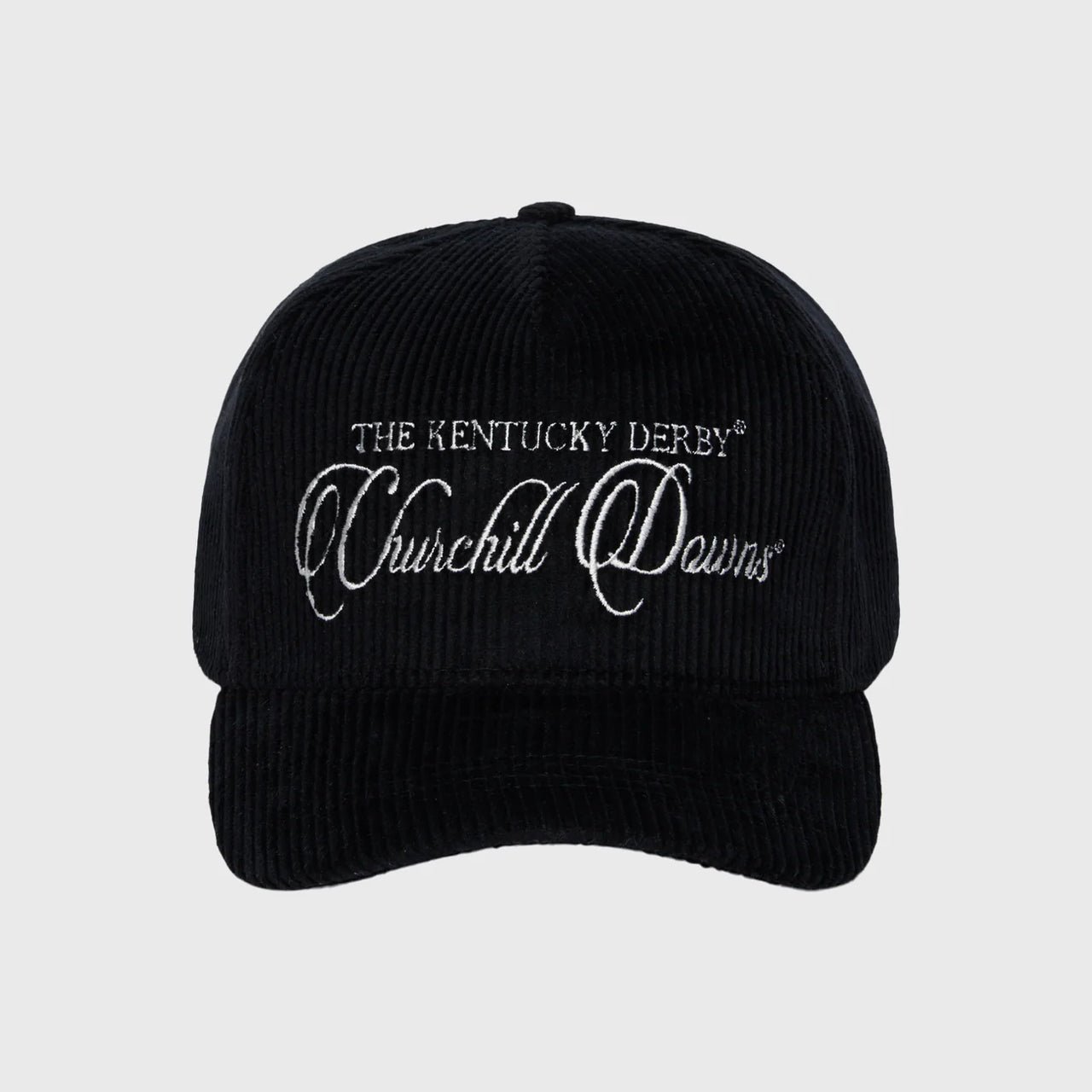 HOMME FEMME CHURCHILL DOWNS CORDUROY HAT BLACK