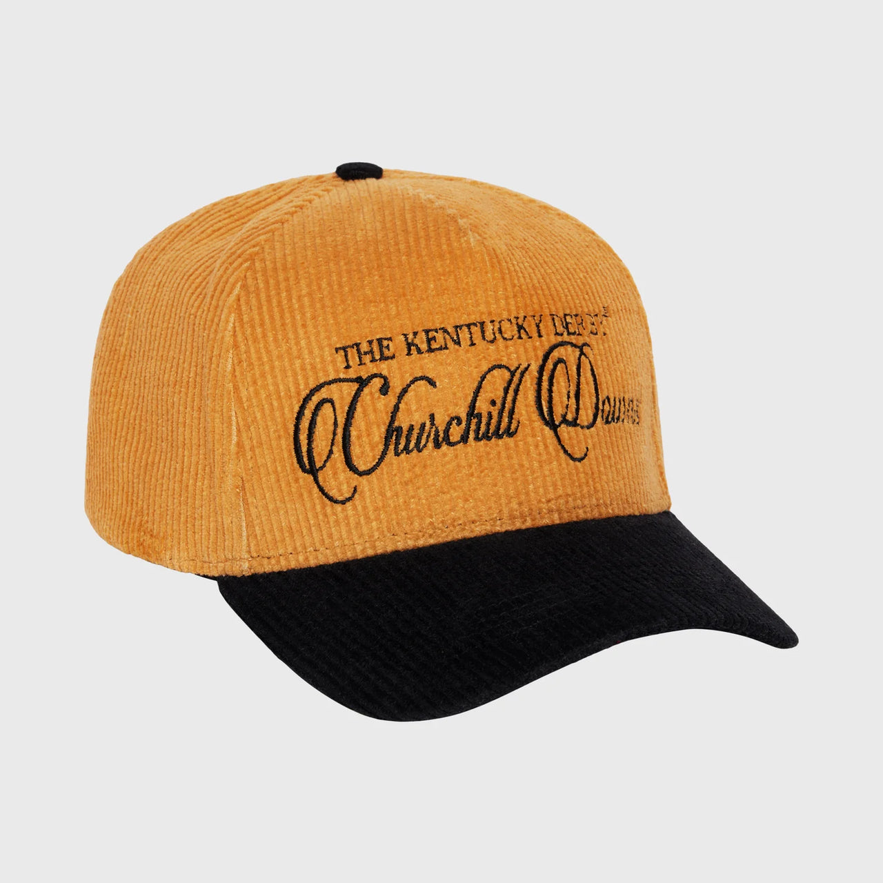 HOMME FEMME CHURCHILL DOWNS CORDUROY HAT TAN