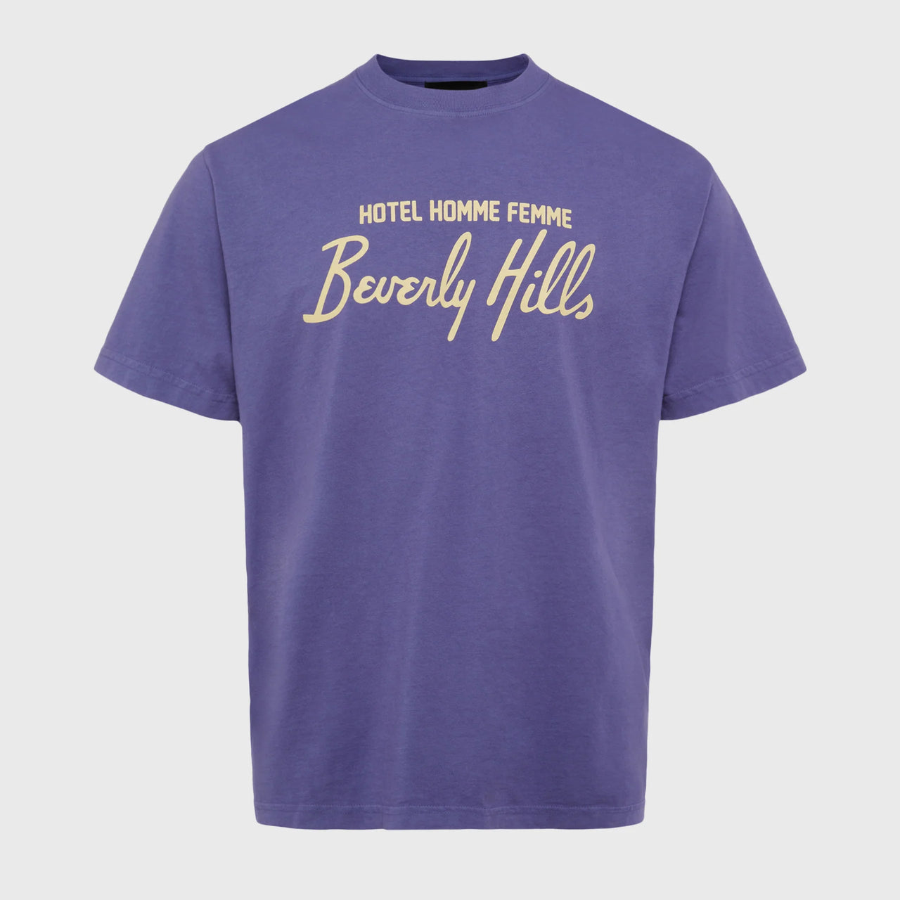 HOMME FEMME HOTEL HOMME FEMME TEE PURPLE