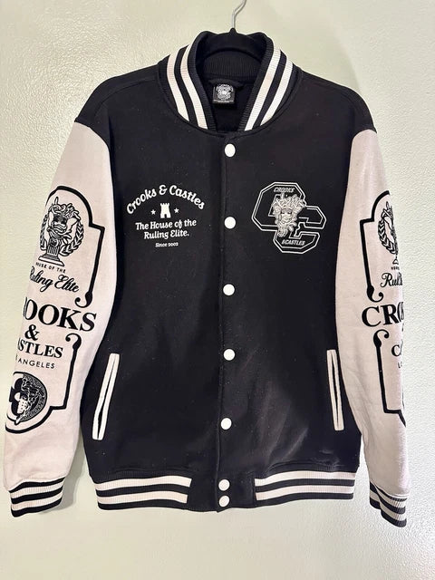 CROOKS & CASTLES RULING ELITE VARSITY JACKET