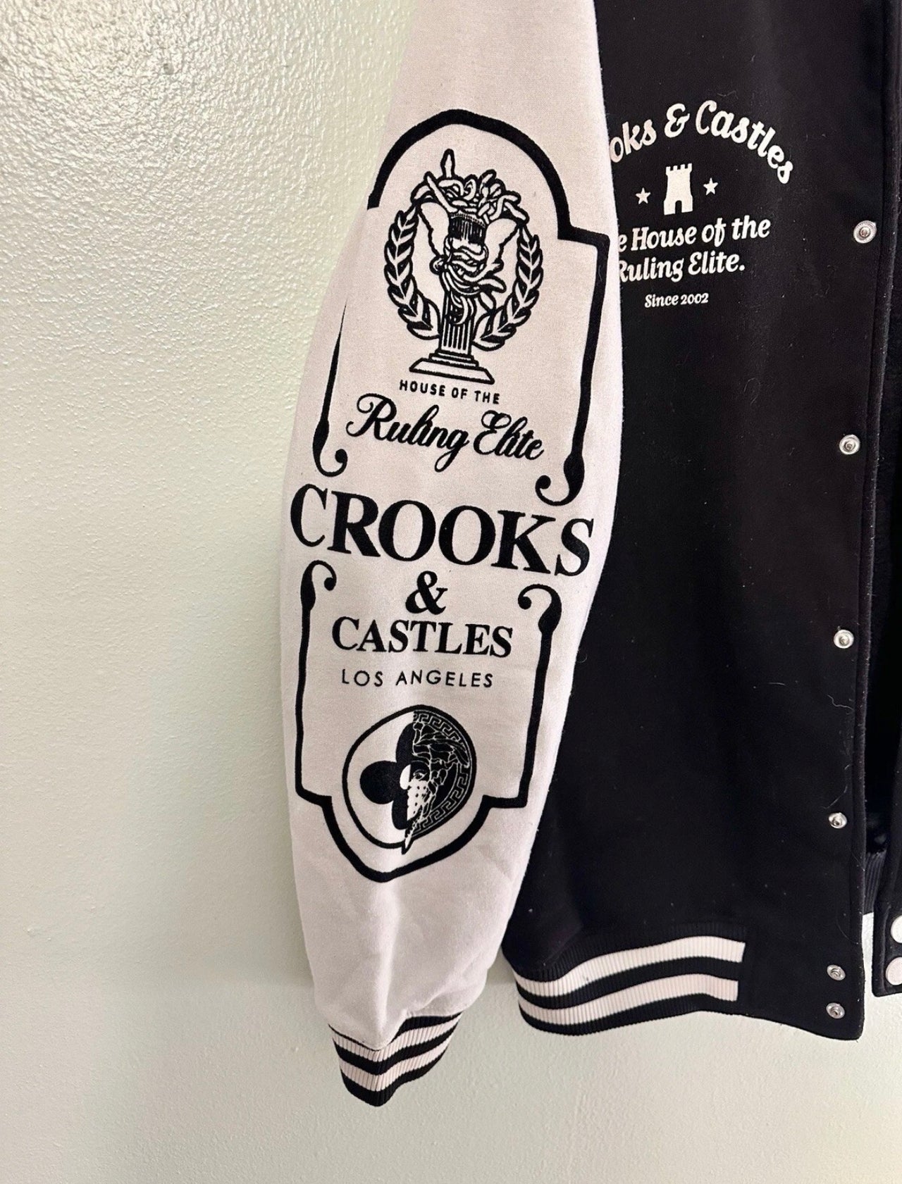 CROOKS & CASTLES RULING ELITE VARSITY JACKET