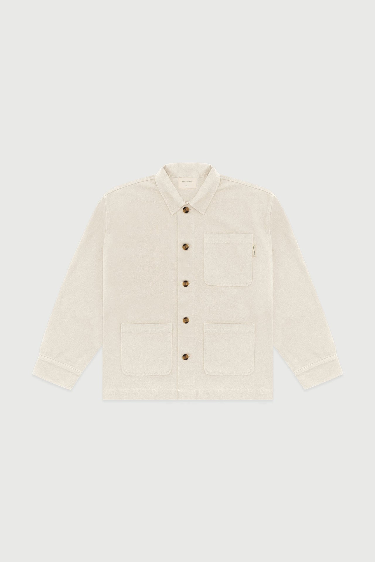 MOPQ Museum of Peace & Quiet -Wordmark Chore Coat (Bone)