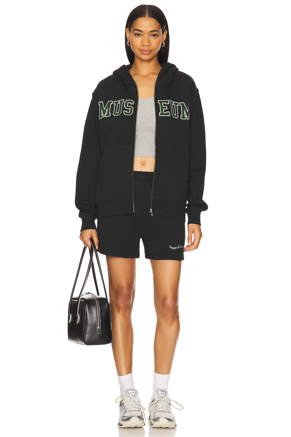 MOPQ Museum of Peace & Quiet - Museum Zip Up Jacket Black