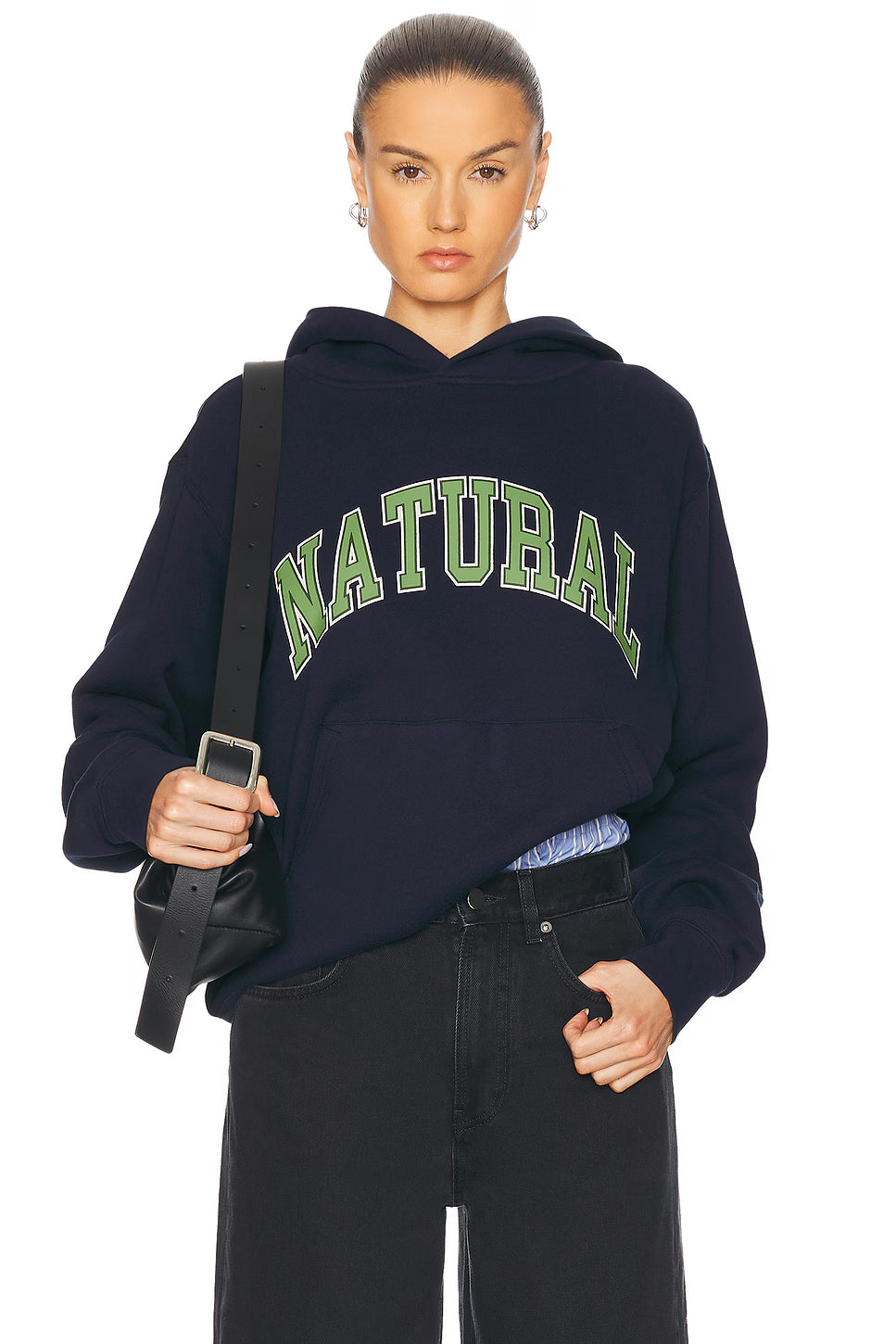 MOPQ Museum of Peace & Quiet Natural Hoodie Navy