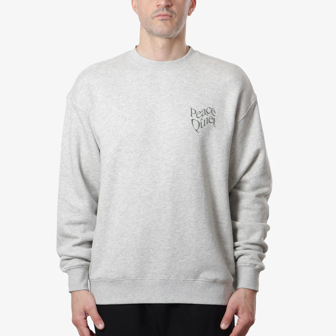 MOPQ Museum of Peace & Quiet - Warped Crewneck Sweatshirt (heather)