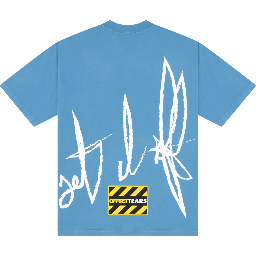 Denim Tears x Offset Set It Off #4 T-shirt - Blue