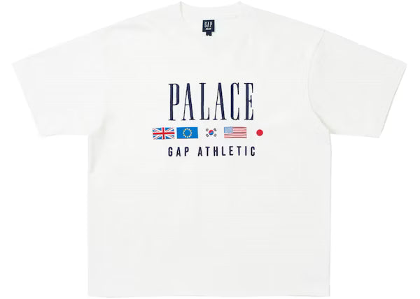 PALACE GAP HEAVY JERSEY T-SHIRT WHITE