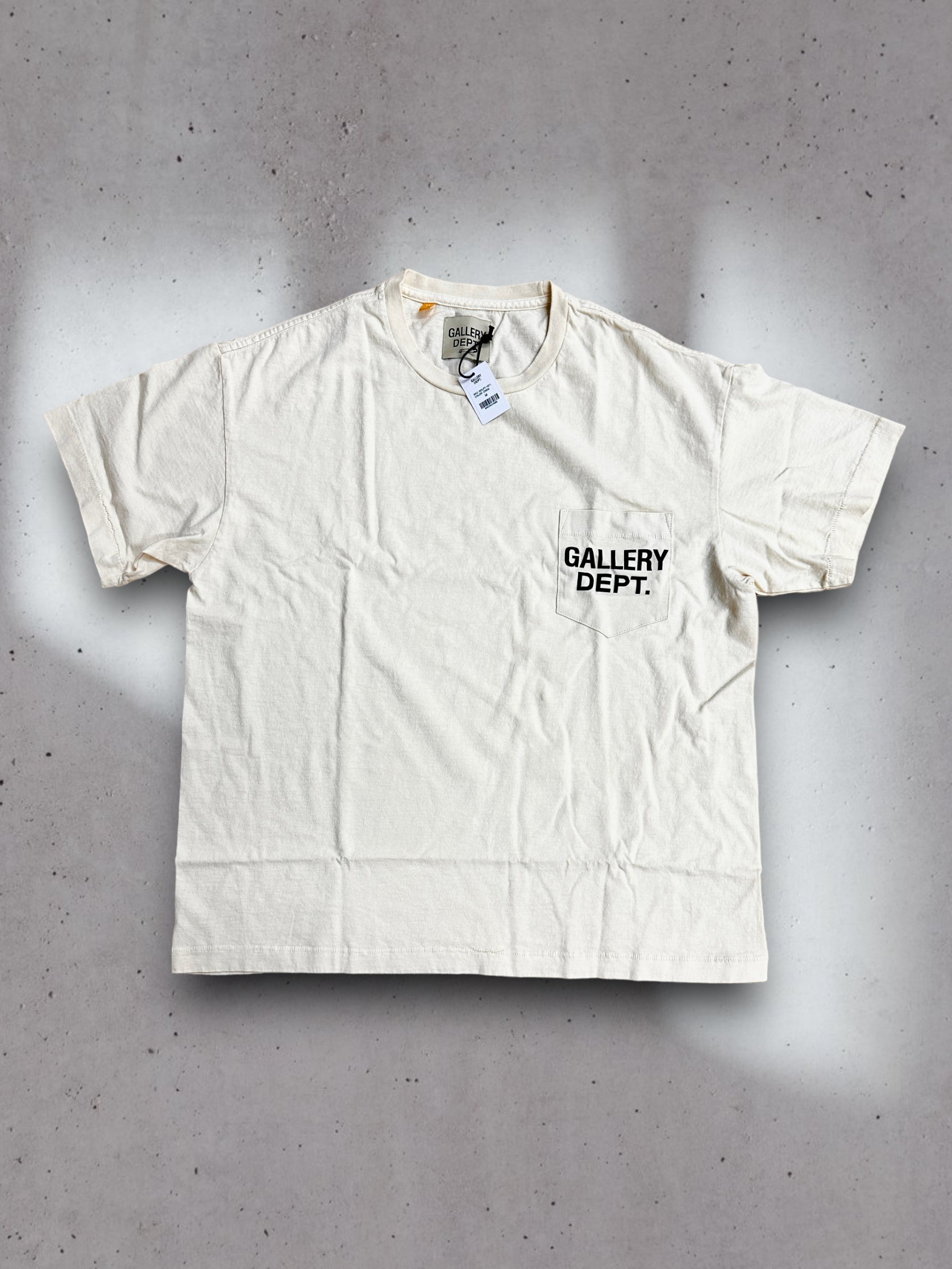 GALLERY DEPT FRENCH POCKET TEE - CREAM