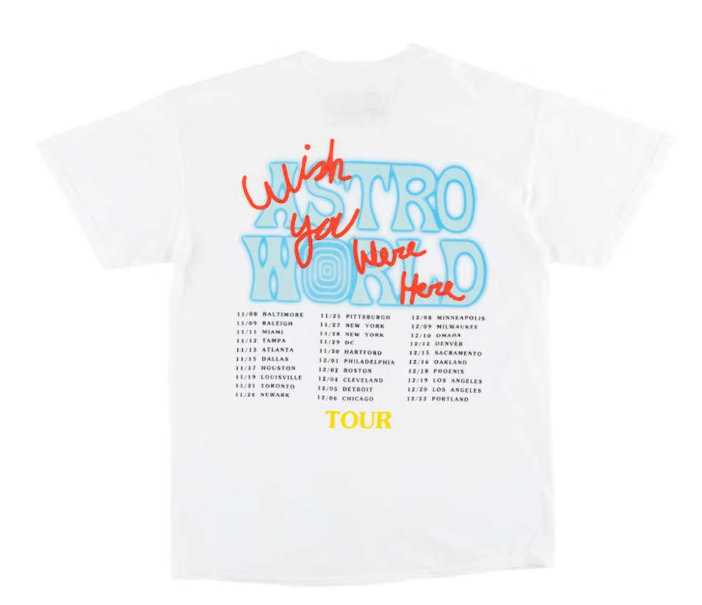 Travis Scott No Bystanders Tee White