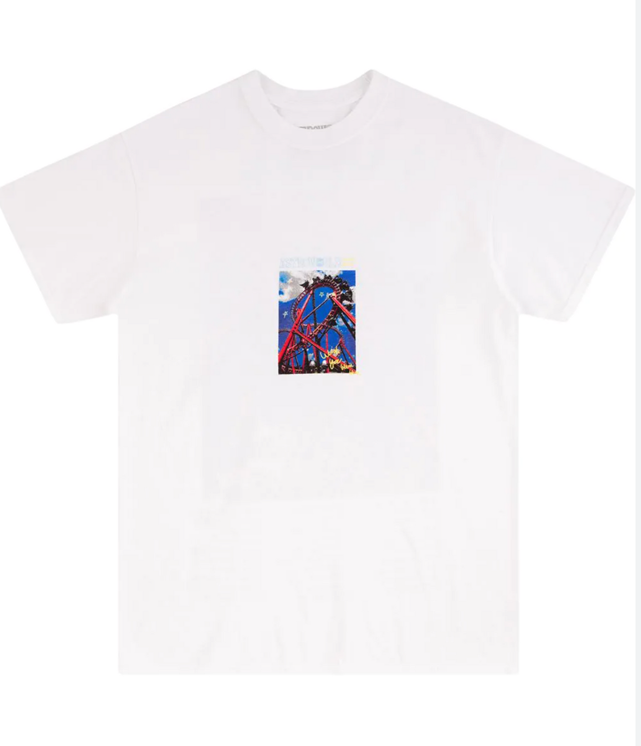 Travis Scott Roller Coaster Tee White