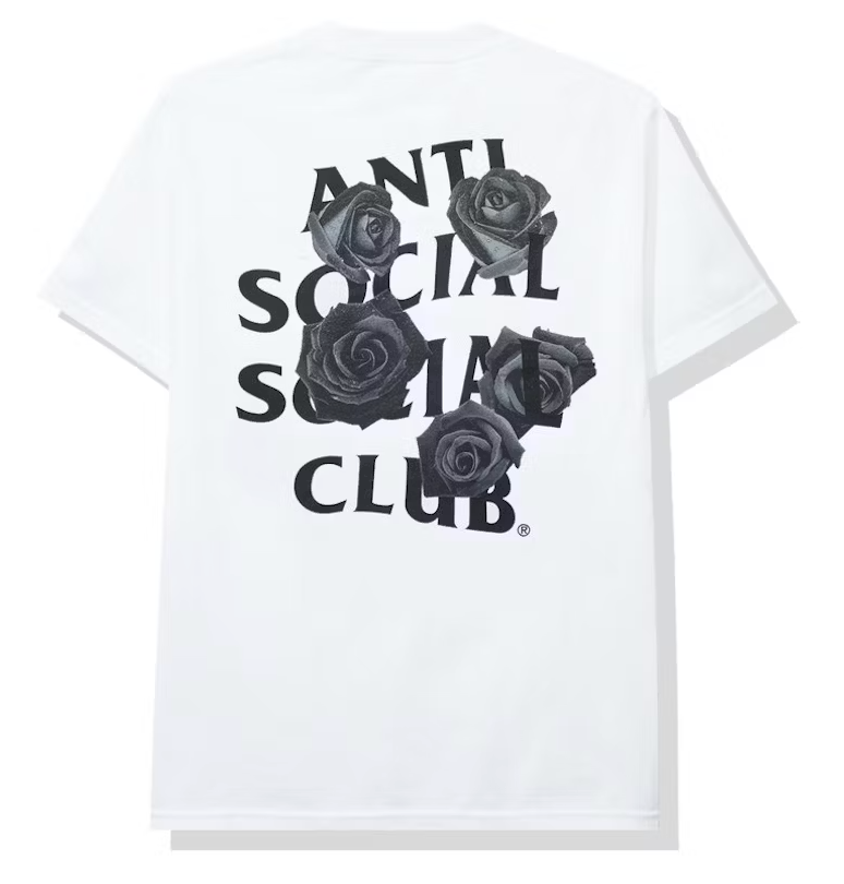 ASSC Anti Social Social Club Bat Emoji Tee -White