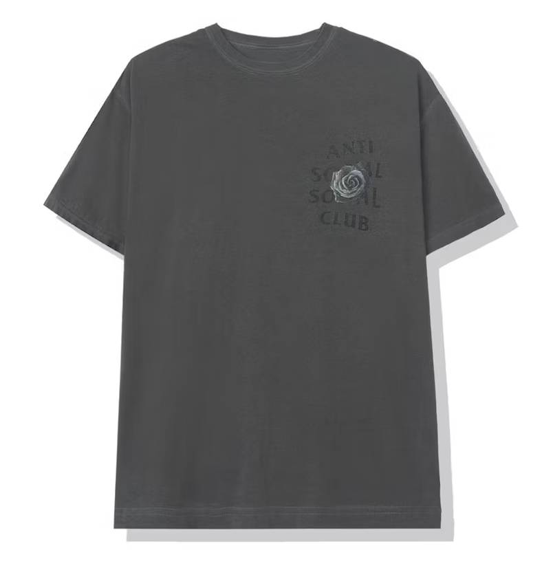 ASSC Anti Social Social Club Bat Emoji Tee -Grey