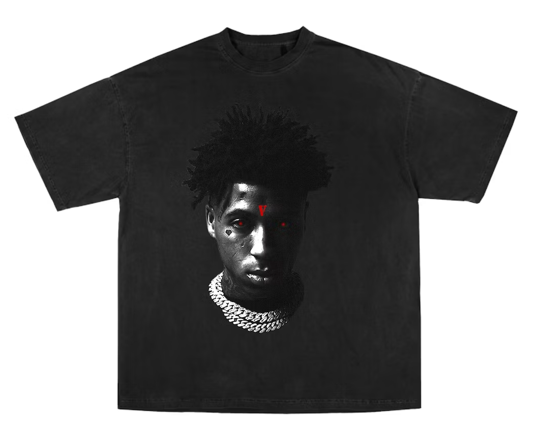 YoungBoy NBA x Vlone Reaper's Child Tee Black