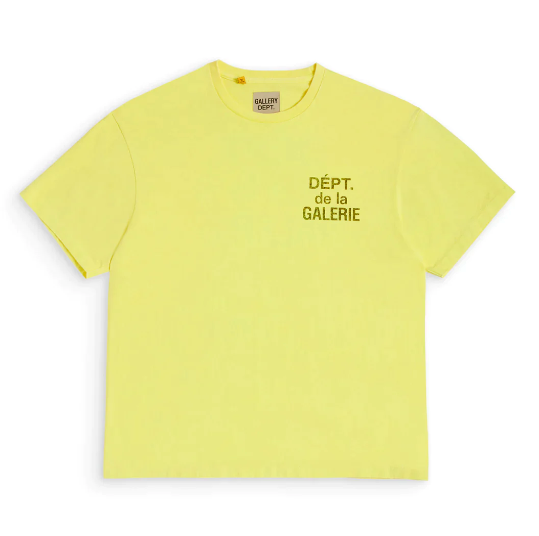 GALLERY DEPT FRENCH TEE - YELLOW