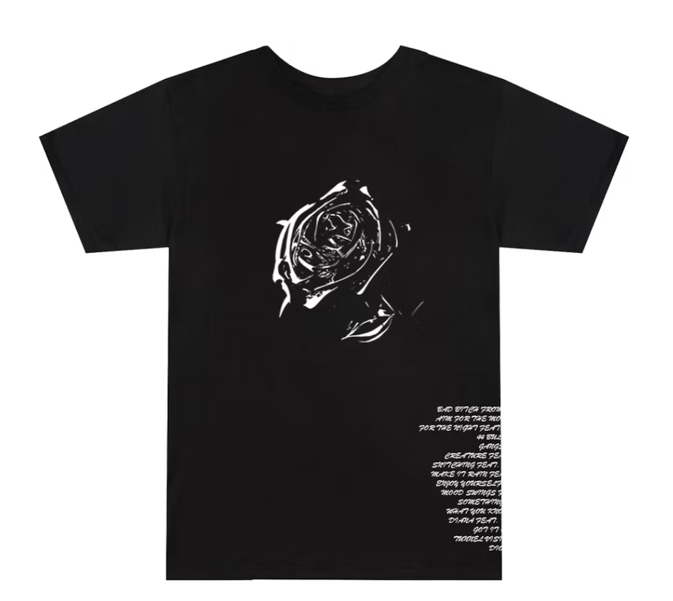 Pop Smoke x Vlone Tracklist Tee