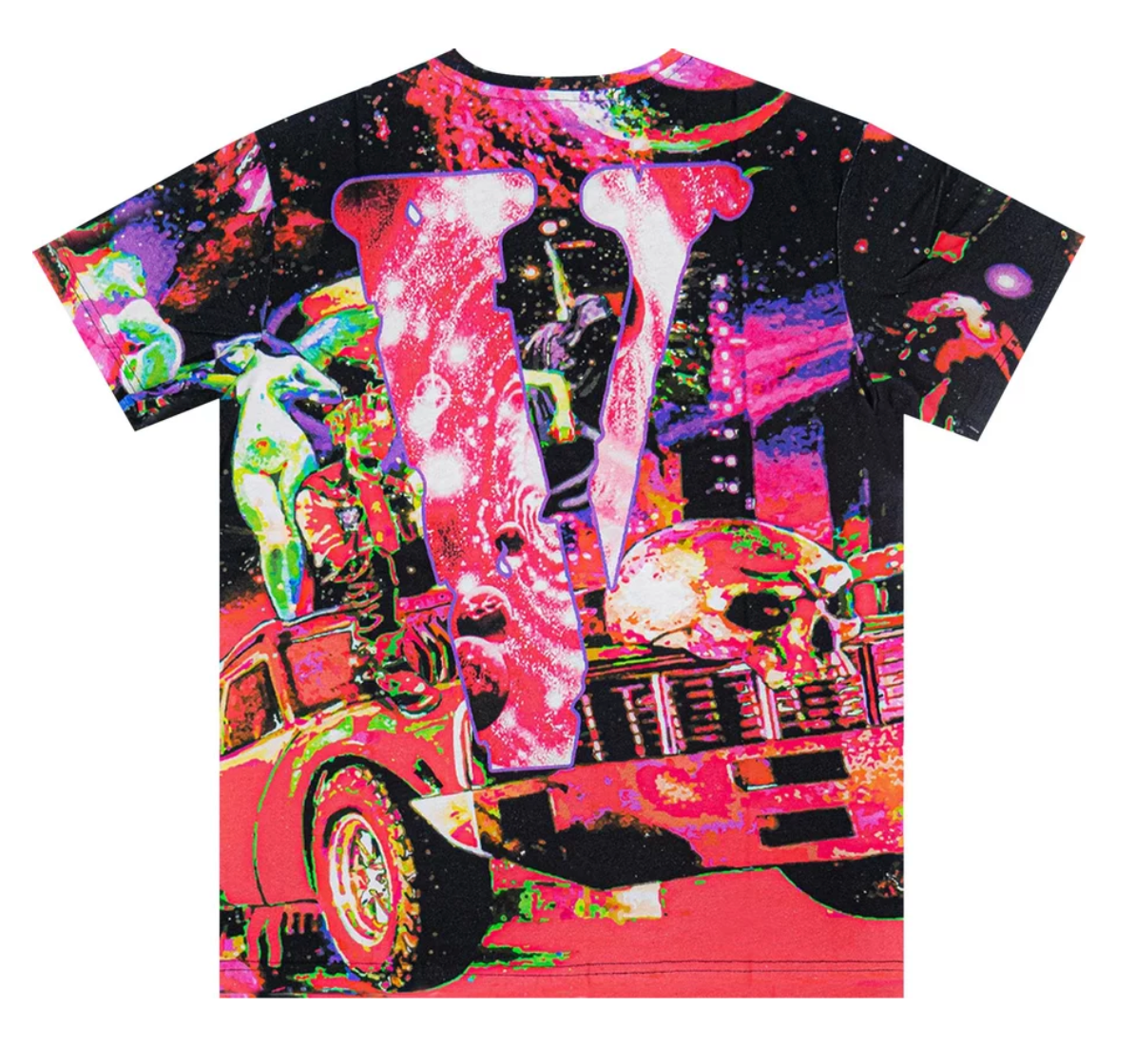 Vlone x Juice WRLD Galaxy All Over T-Shirt 'Multicolor'