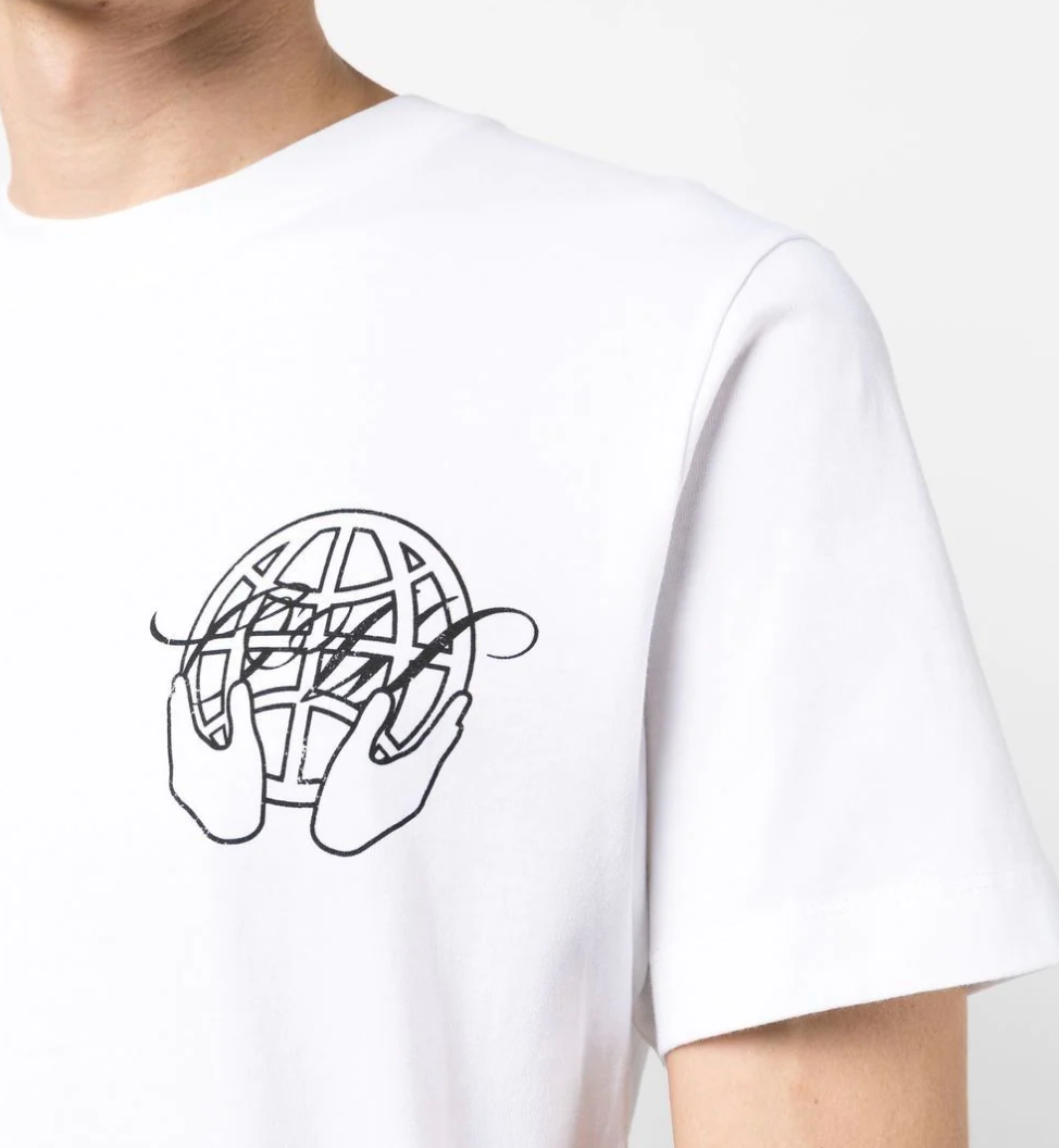 OFF-WHITE Hand Arrow-print cotton T-shirt
