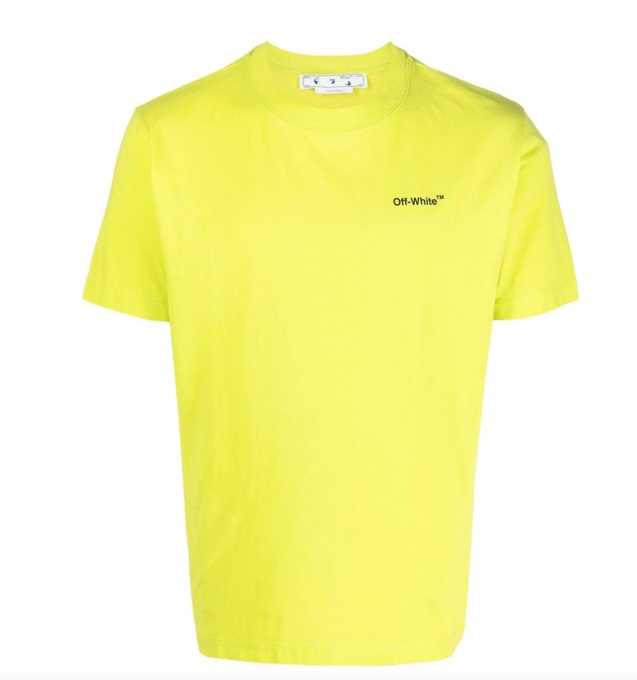 OFF-WHITE Caravag Arrow Slim Short Sleeve T-Shirt Lime