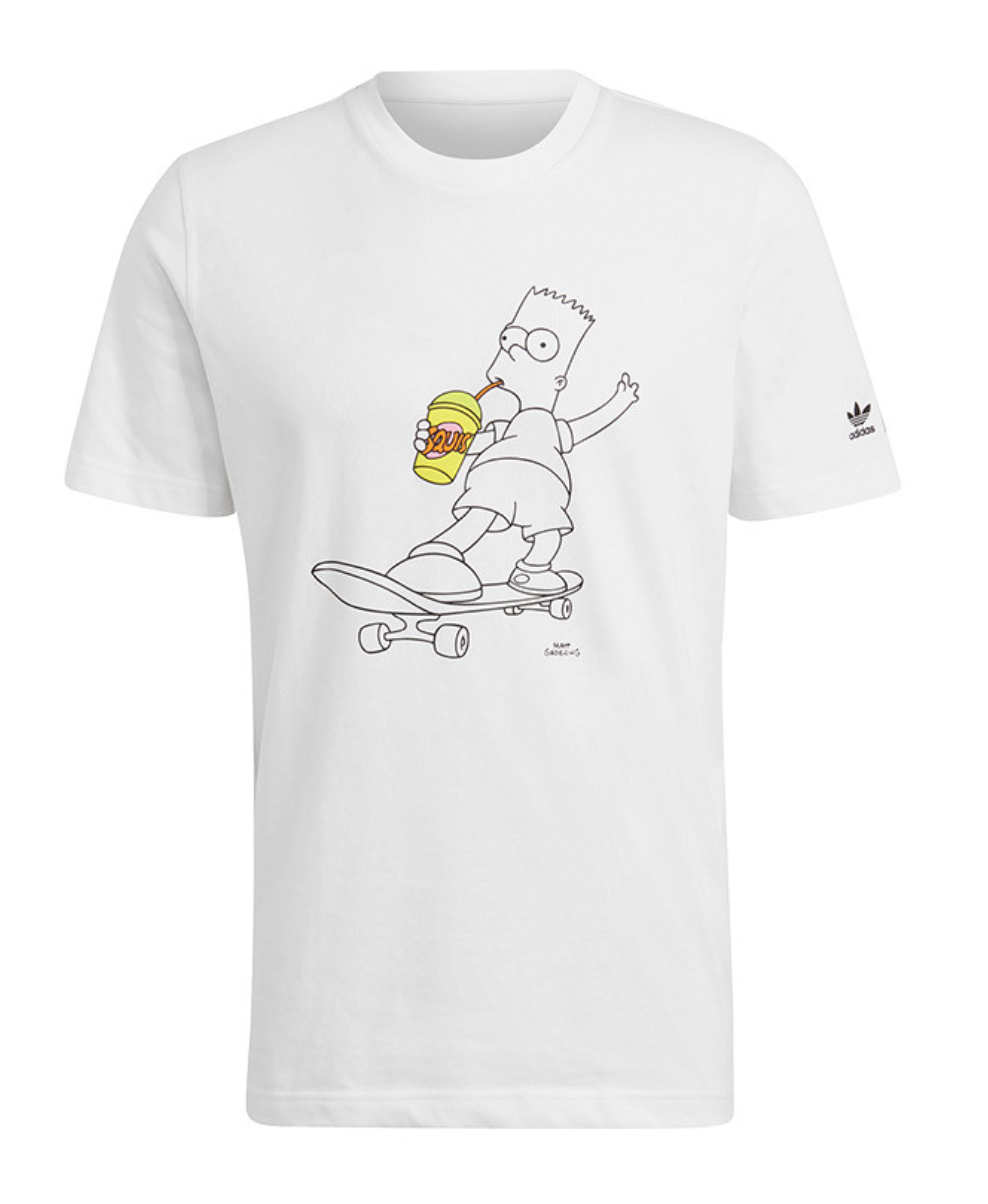 ADIDAS X SIMPSONS SQSH TEE WHITE