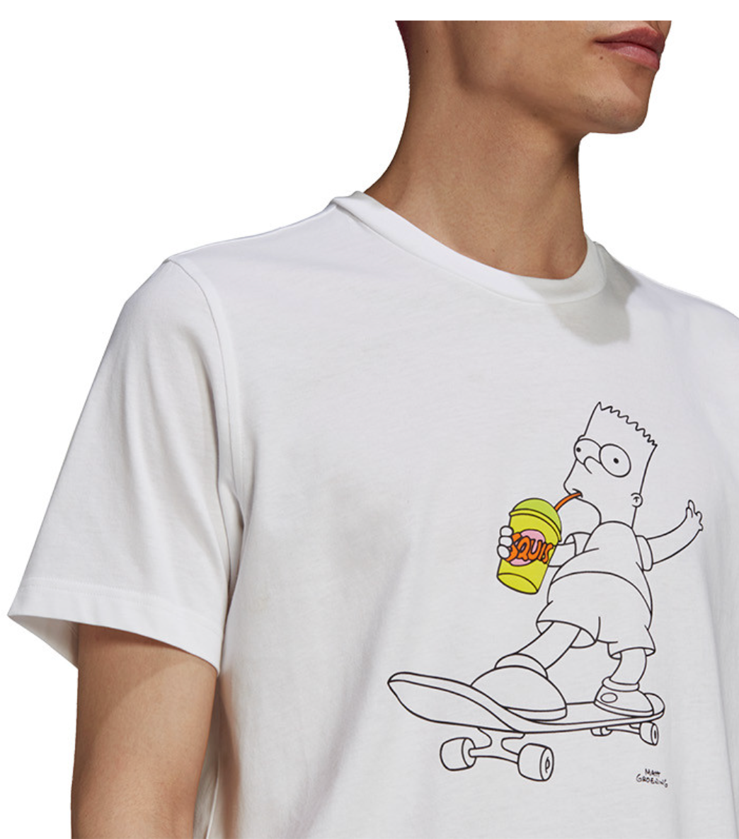 ADIDAS X SIMPSONS SQSH TEE WHITE