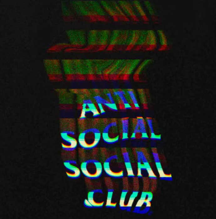 Anti Social Social Club ASSC Channel 747 Hoodie