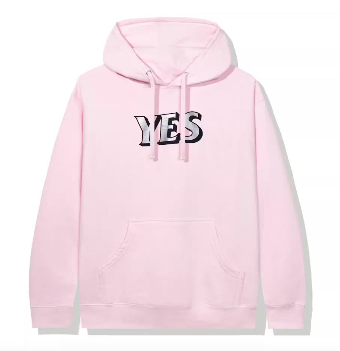 Anti Social Social Club ASSC Silve YES Y/N? Pink Hoody Hoodie