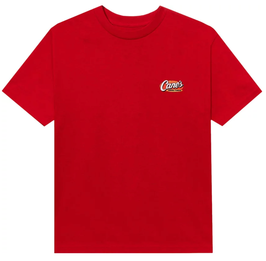 Anti Social Social Club ASSC x Raising Canes Classic Tee 'Red'