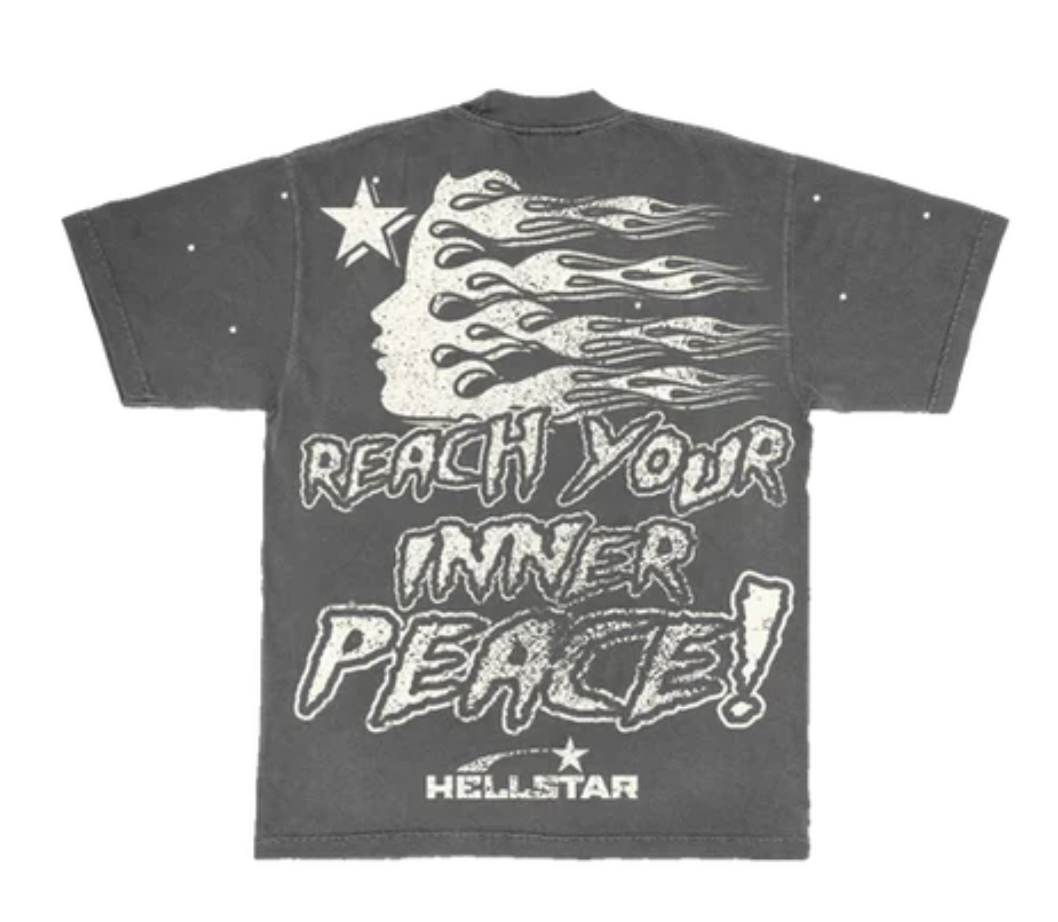 HELLSTAR STUDIO Inner Peace Tee Black