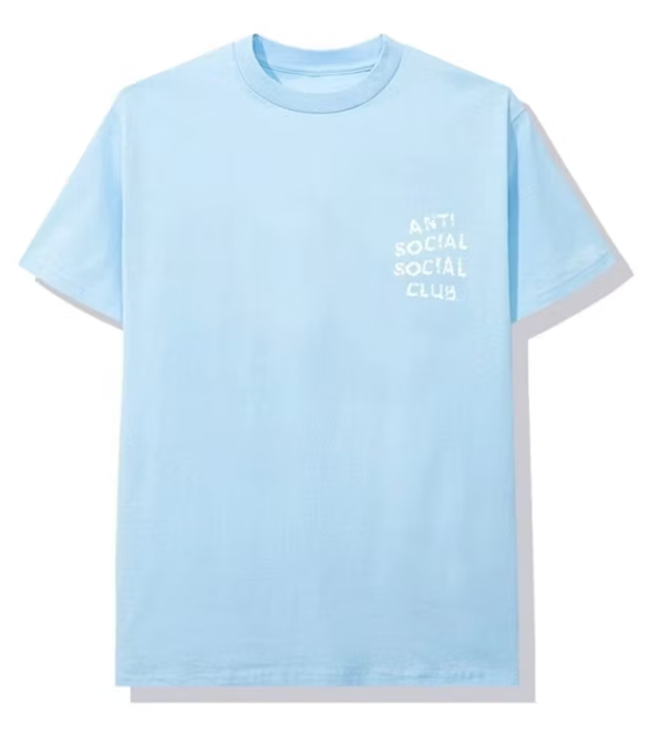 ASSC Anti Social Social Club Partly Cloudy T-shirt Blue