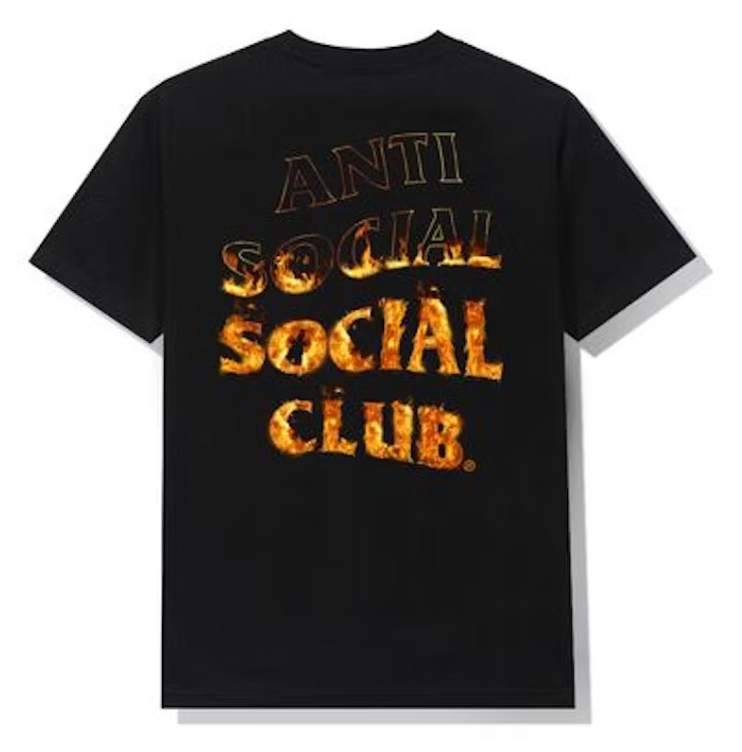 ASSC Anti Social Social Club A Fire Inside Tee Black