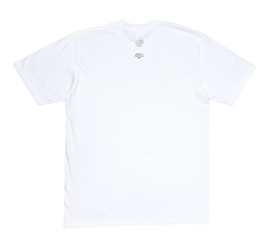 Supreme Takashi Murakami COVID-19 Relief Box Logo Tee