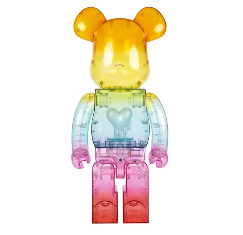 Bearbrick x Emotionally Unavailable Gradient Heart 1000%