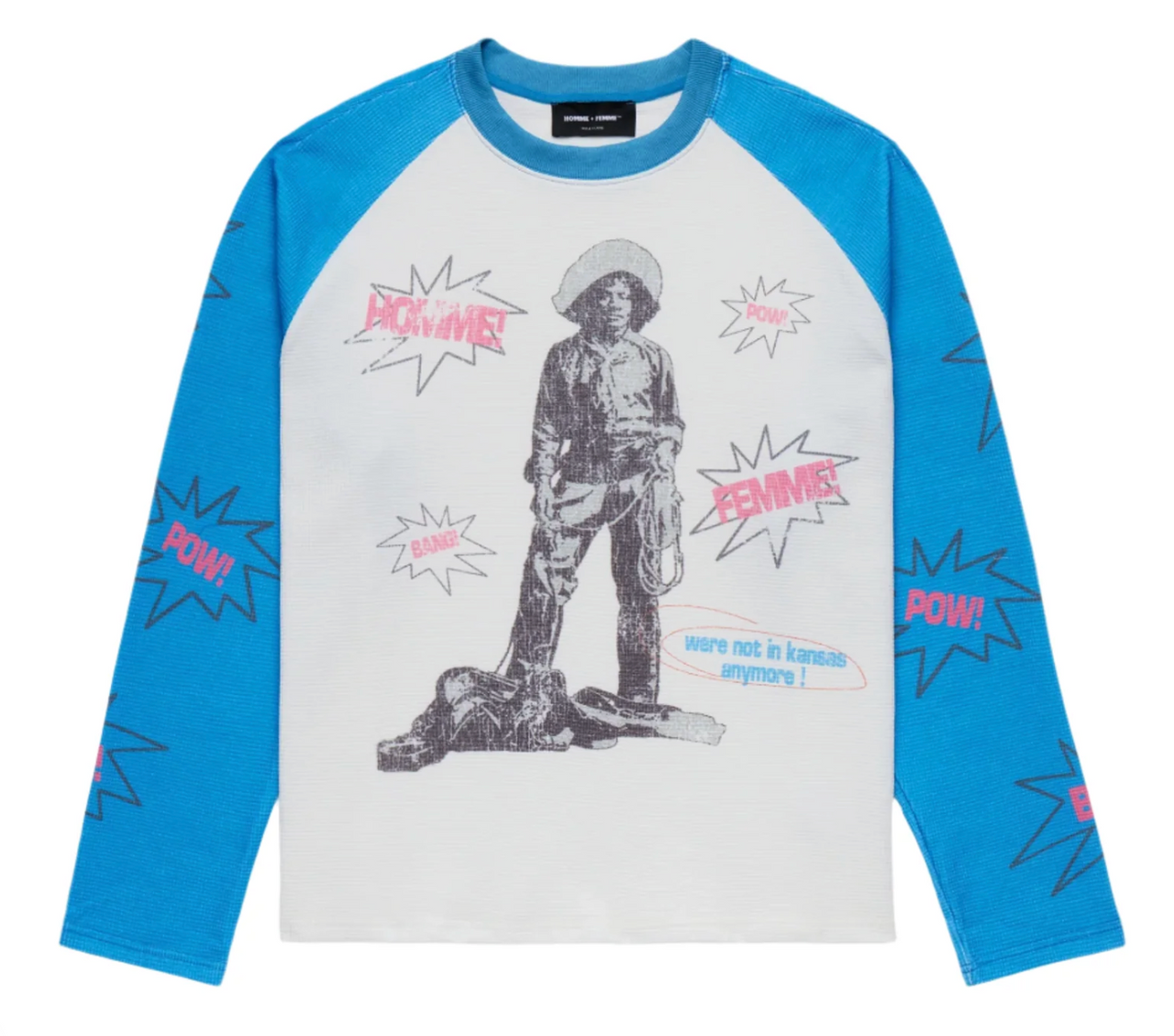Homme Femme Top Gun Thermal - White Blue