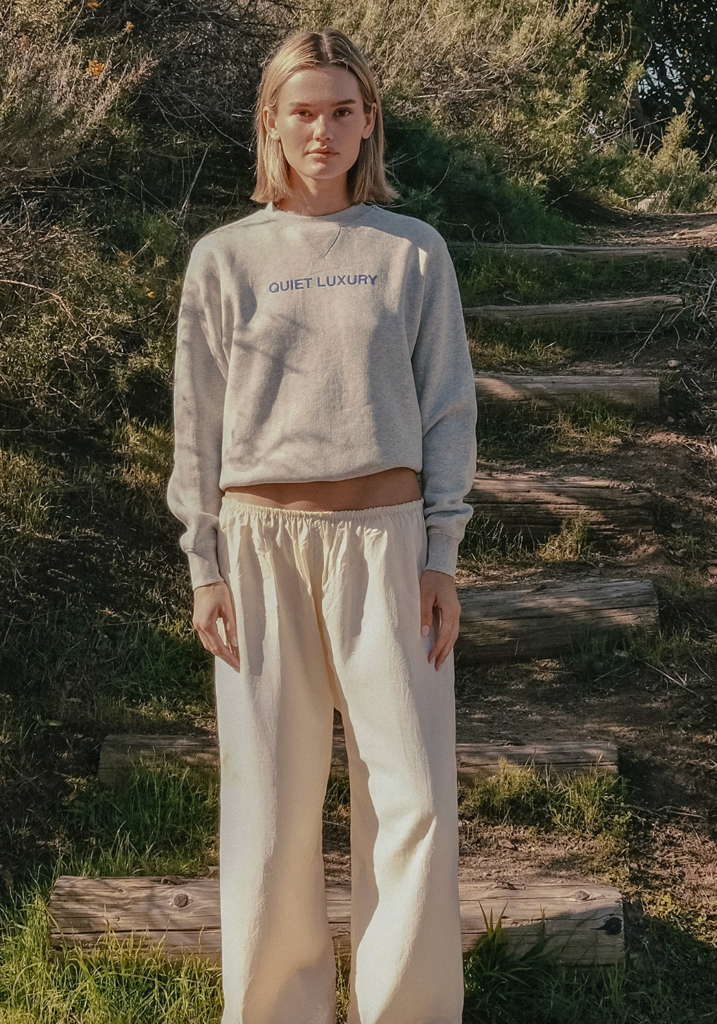 Museum of Peace & Quiet - Quiet Luxury Crewneck (Ash)