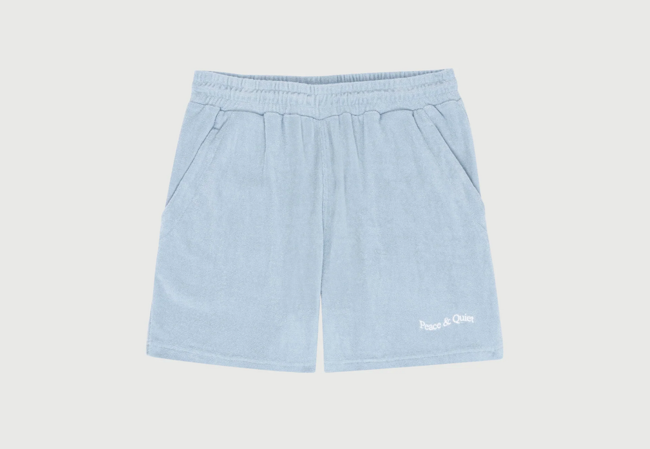Museum of Peace & Quiet - Warped Sweatshorts Terry Cloth (Baby Blue)