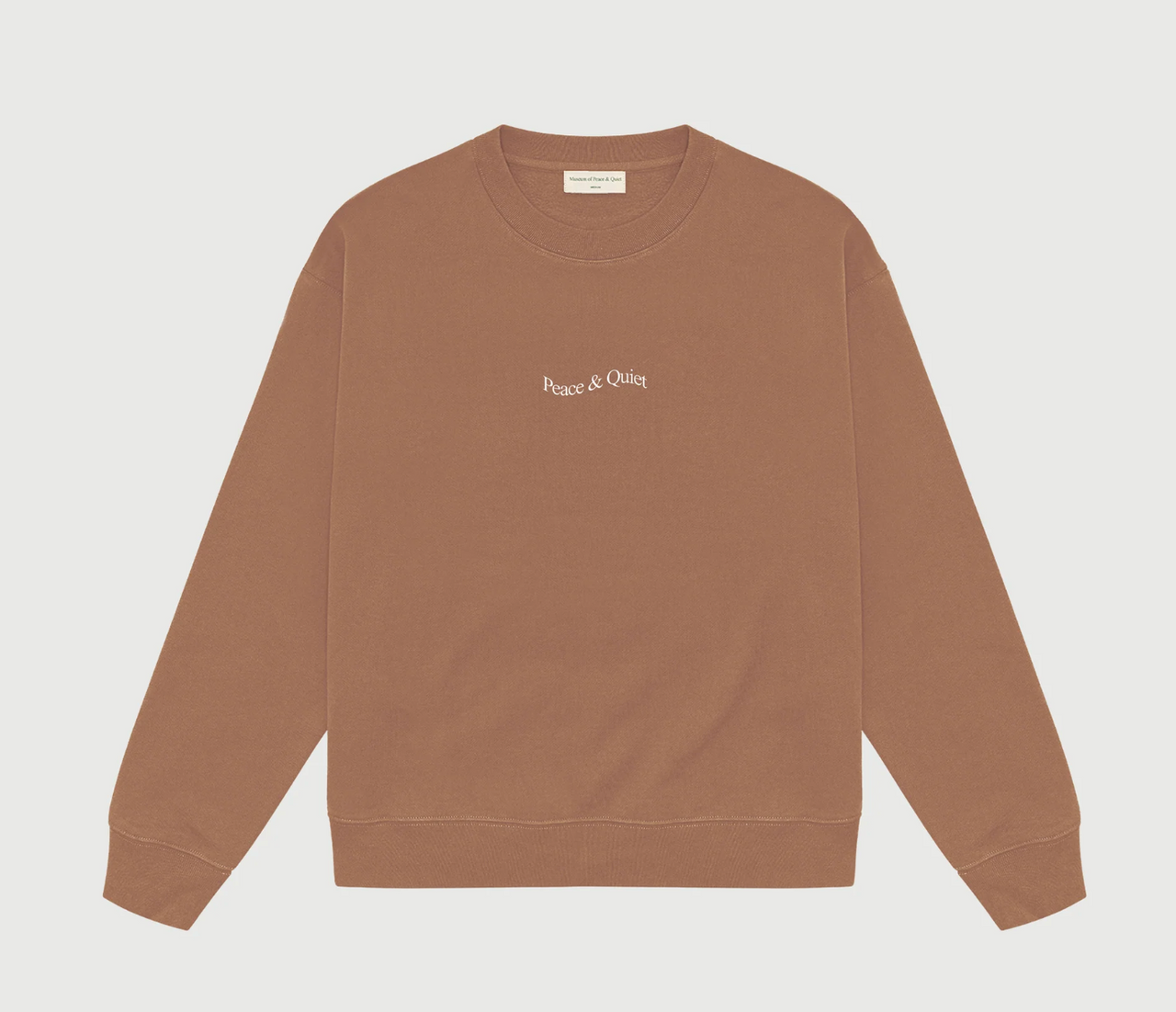 Museum of Peace & Quiet - Wordmark Crewneck Adobe