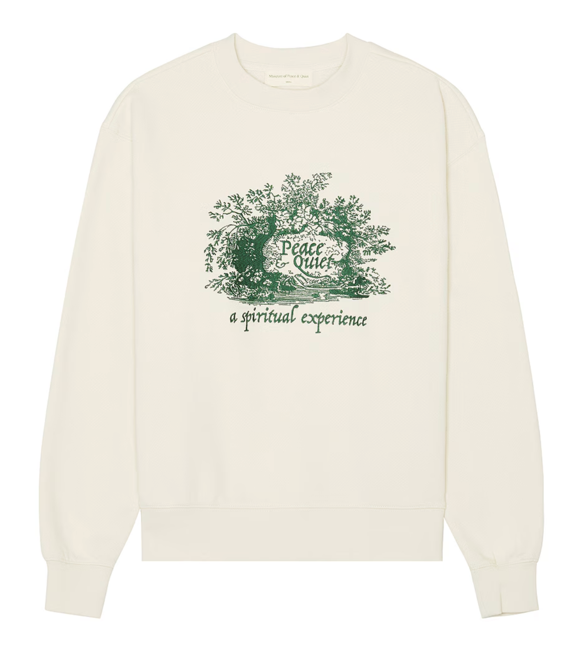 MOPQ Museum of Peace & Quiet -Spiritual Experience Crewneck Sweatshirt (BONE)