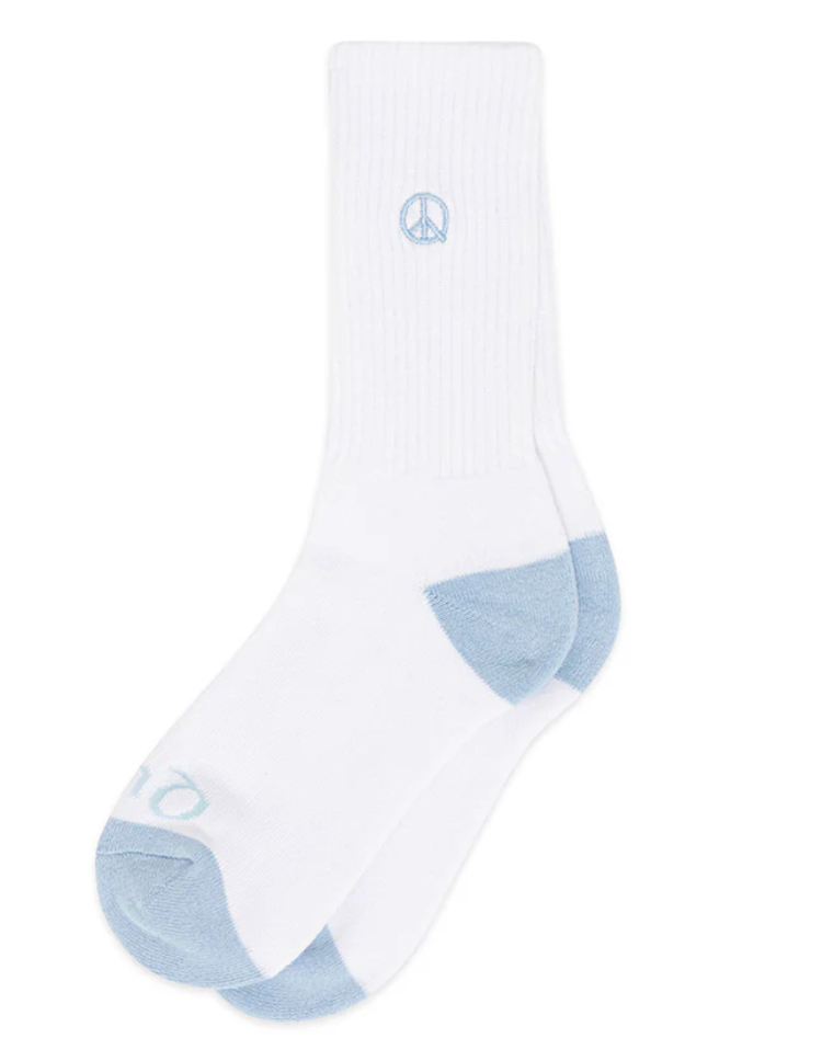 MOPQ Museum of Peace & Quiet Icon Socks Baby Blue