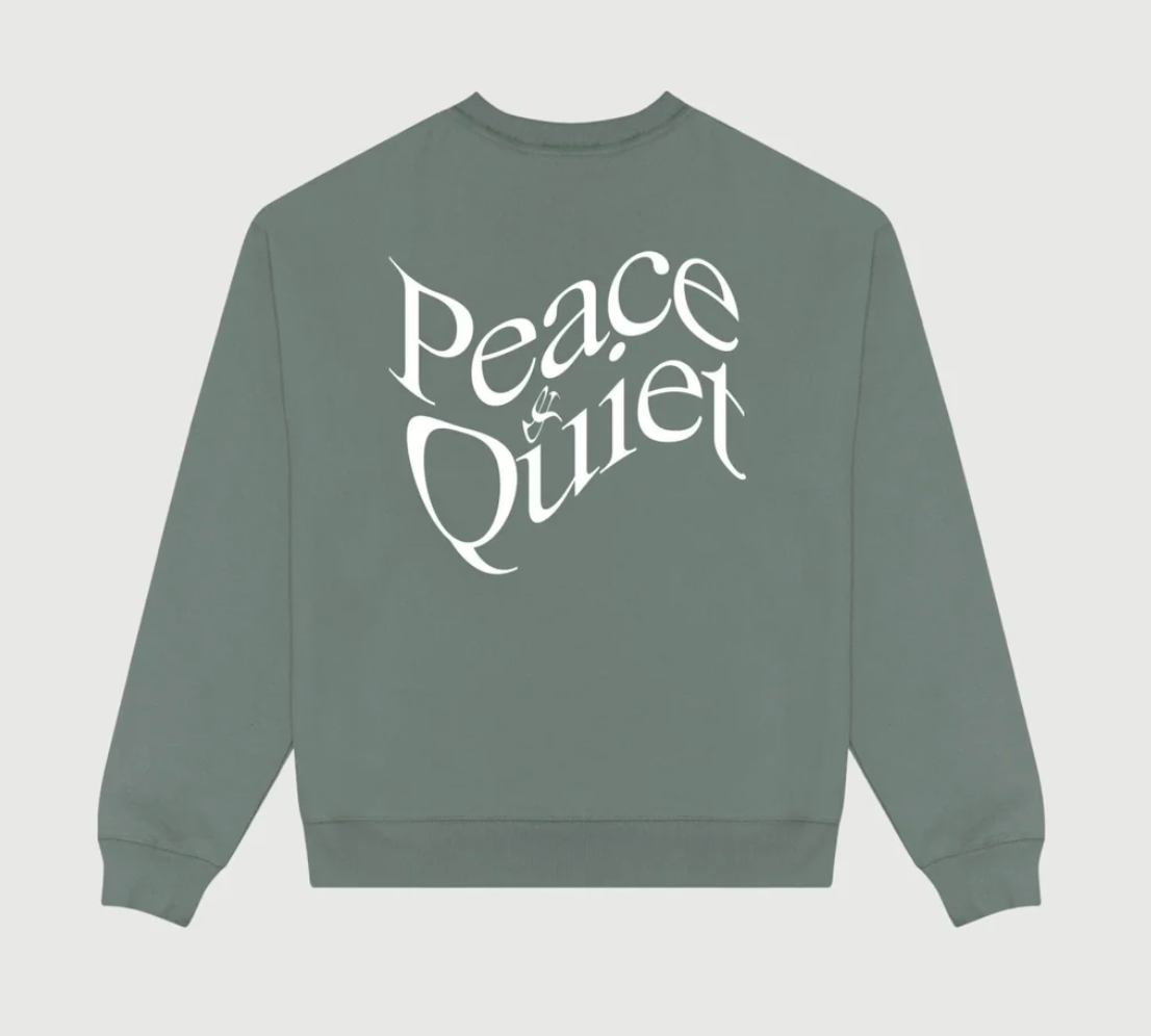 MOPQ Museum of Peace & Quiet - Warped Crewneck Sweatshirt (Fern)